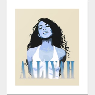 Aaliyah t-shirt Posters and Art